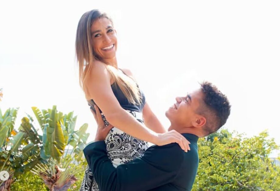 Daniele Hypolito e o marido, Fábio Castro
