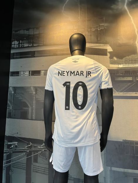 Camisa de Neymar no Santos