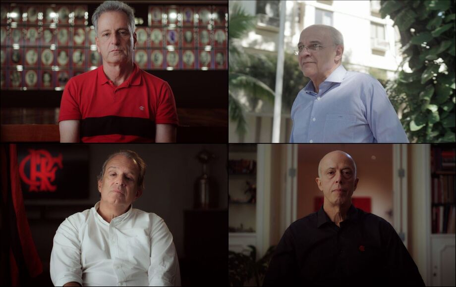 Rodolfo Landim, Bandeira de Mello, Luiz Eduard Bap e Wallim Vasconcellos são protagonistas em série da SporTV.