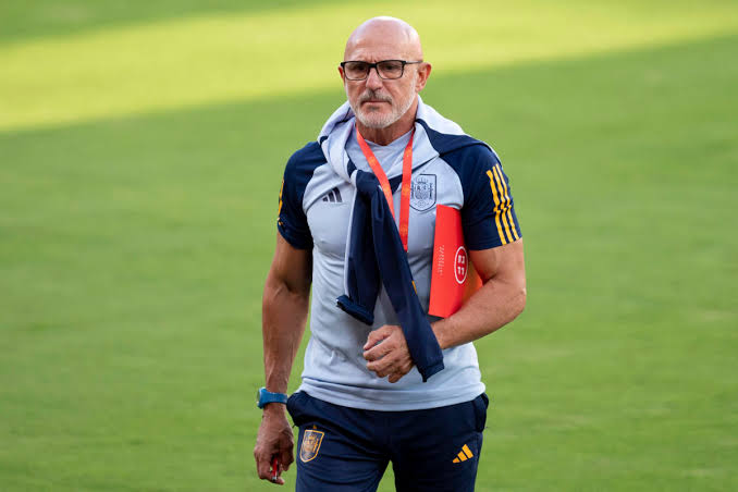 O técnico Luis de La Fuente