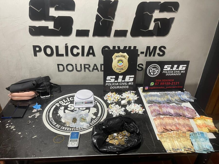 Polícia Civil desmonta esquema de tráfico de drogas na Vila Cachoeirinha, em Dourados