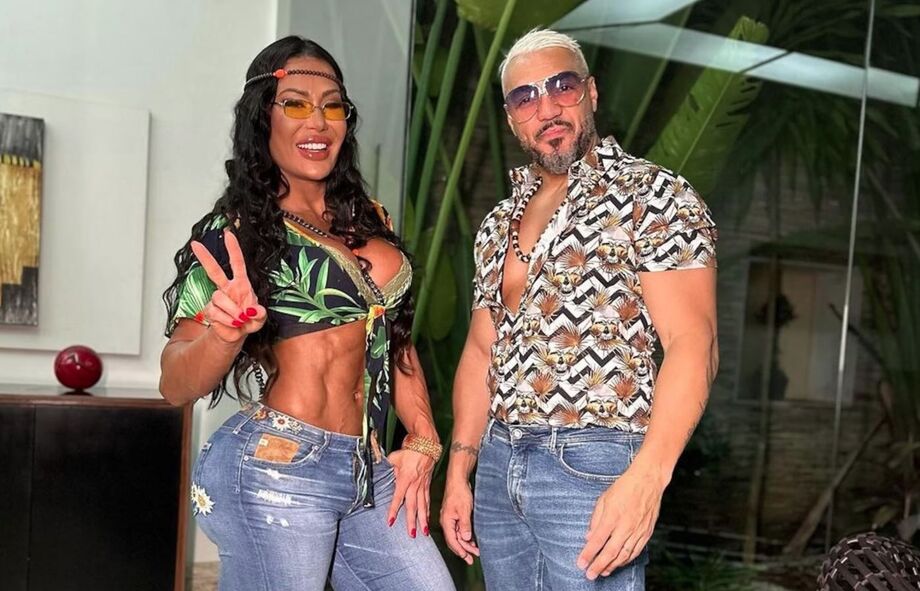 Gracyanne Barbosa comenta término com Belo.