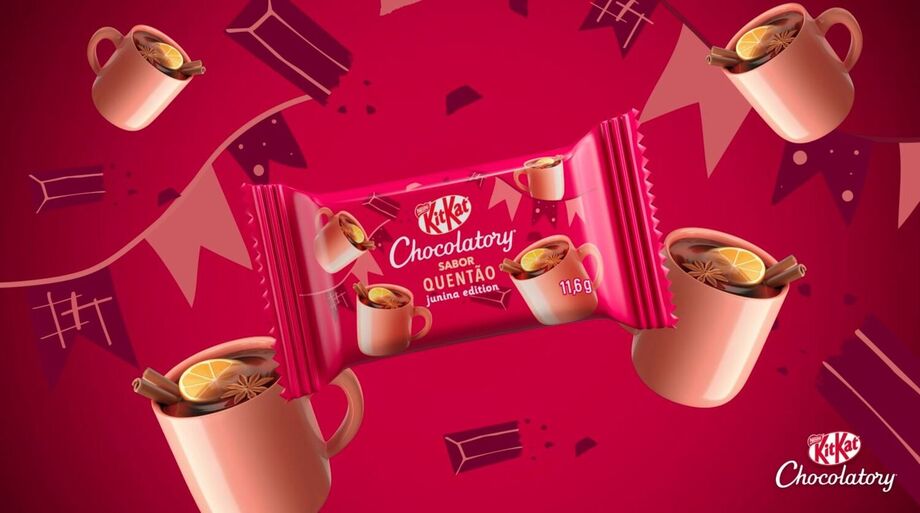 KitKat sabor quentão era um dos sabores diferentes da marca em suas lojas conceito.