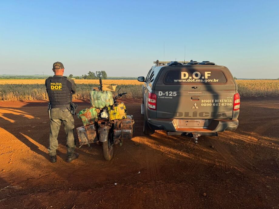 Prisão ocorreu durante patrulhamento do DOF na rodovia MS-378, em Laguna Carapã