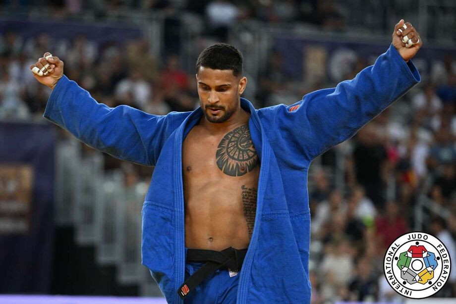 O judoca Leonardo Gonçalves