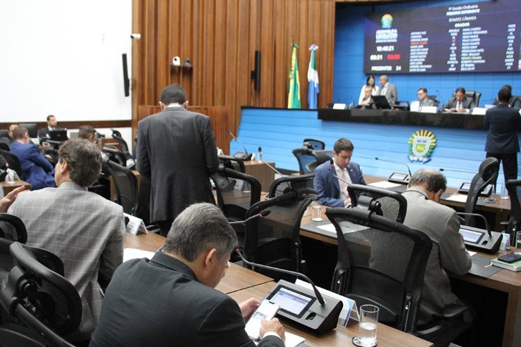 Plenário do Palácio Guaicurus, onde são aprovados e votados os projetos pautadas na Ordem do Dia