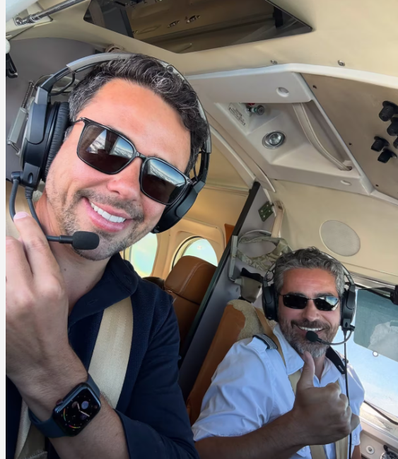 O advogado Márcio Louzada Carpena e o piloto Gustavo Medeiros morreram na queda do avião