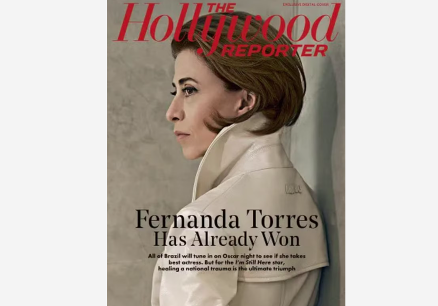 Fernanda Torres é capa da Hollywood Reporter