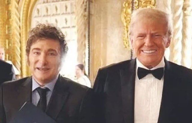 Javier Milei e Trump são aliados