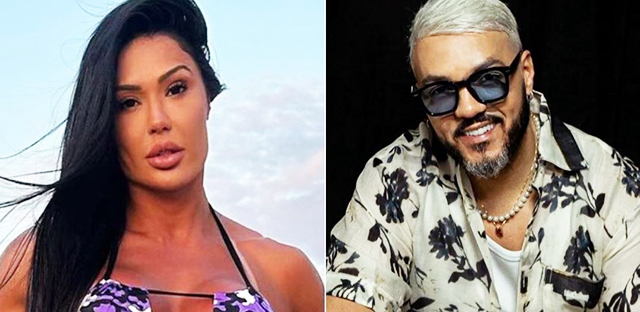 Graccyane Barbosa e seu ex marido, Belo