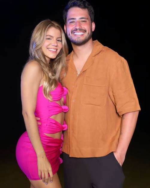 Hariany Almeida e Matheus Vargas, filho de Leonardo