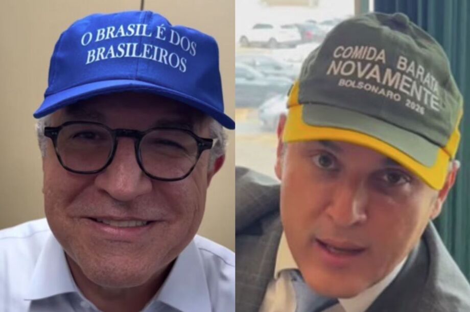 O ministro das Relações Institucionais, Alexandre Padilha (à esquerda), e o líder da Oposição na Câmara, Luciano Zucco (à direita)