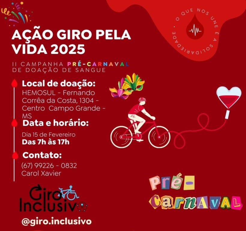 Agetran convoca a população para a II Campanha Pré-Carnaval de Doação de Sangue.