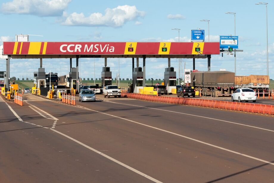 Pedágio da CCR MSVia na BR-163