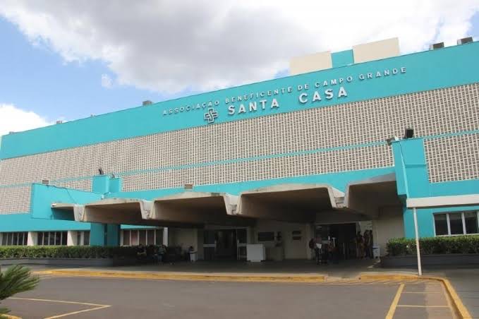 Fachada da Santa Casa de Campo Grande