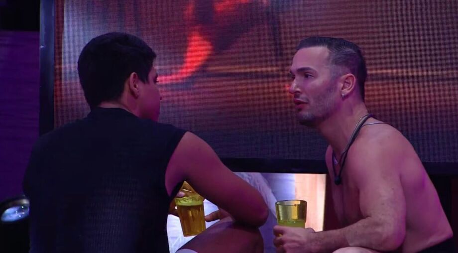 Diego Hypolito conversa com Guilherme sobre afastamento de Maike no BBB 25