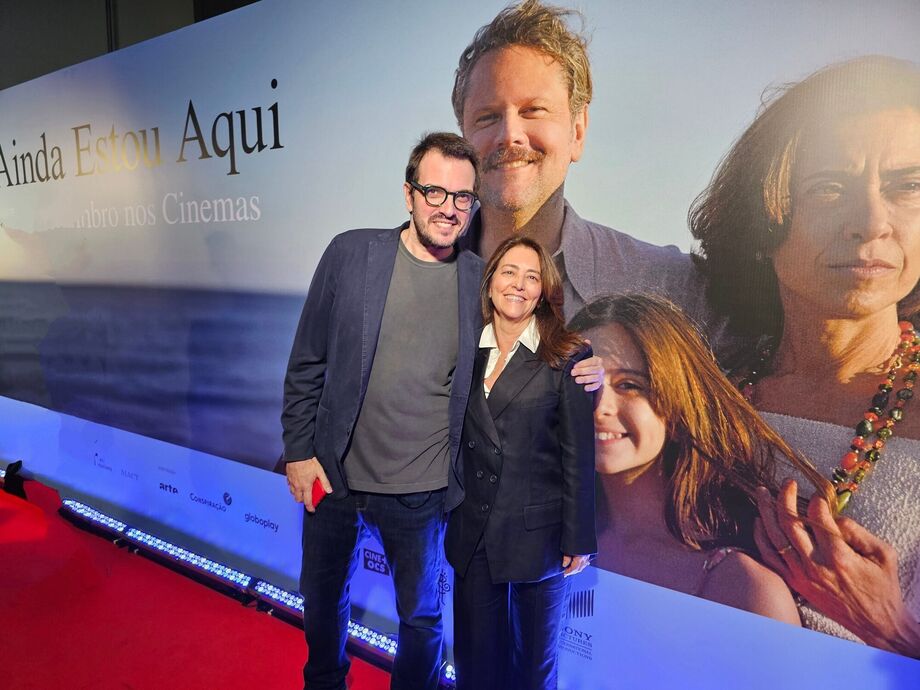 Rodrigo Teixeira e Maria Carlota Bruno, produtores de 'Ainda Estou Aqui'