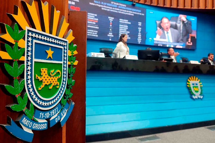 Plenário do Palácio Guaicurus, onde são aprovados e votados os projetos pautadas na Ordem do Dia