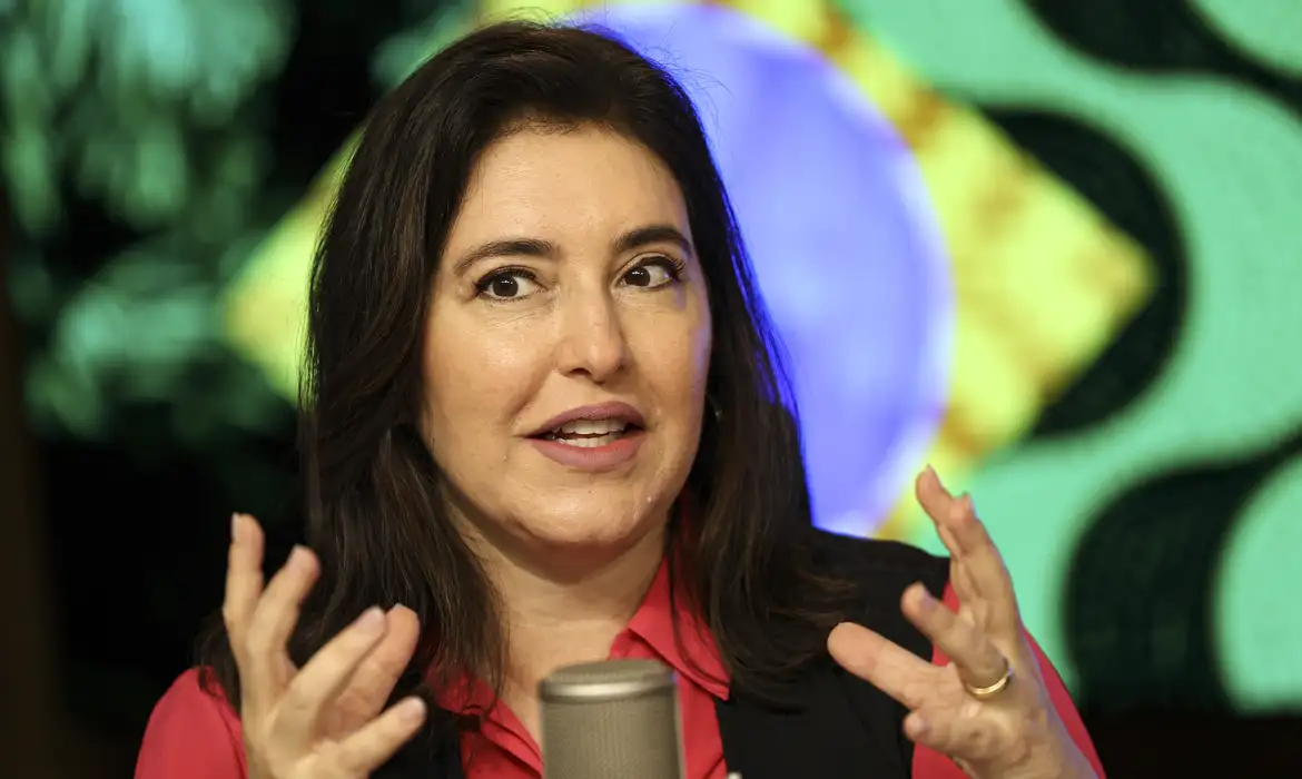 A ministra do Planejamento, Simone Tebet