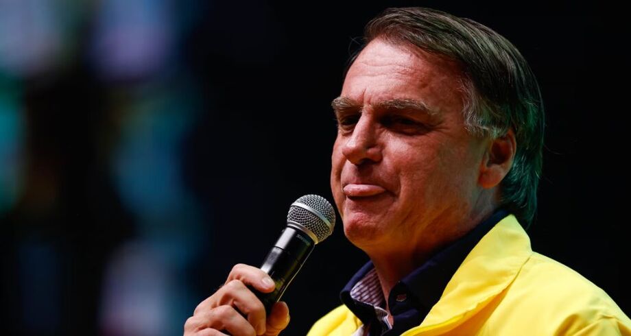 Ex-presidente da República Jair Bolsonaro (PL) durante o encerramento do 1° Seminário de Comunicação do Partido Liberal (PL) no centro de convenções Ulisses Guimarães em Brasília.