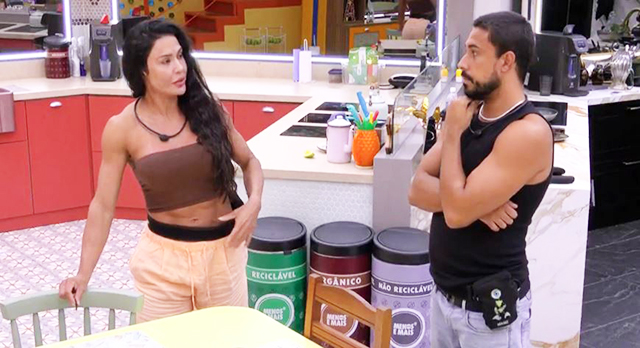 Gracyanne e Maike falam sobre a formação do nono paredão do BBB 25