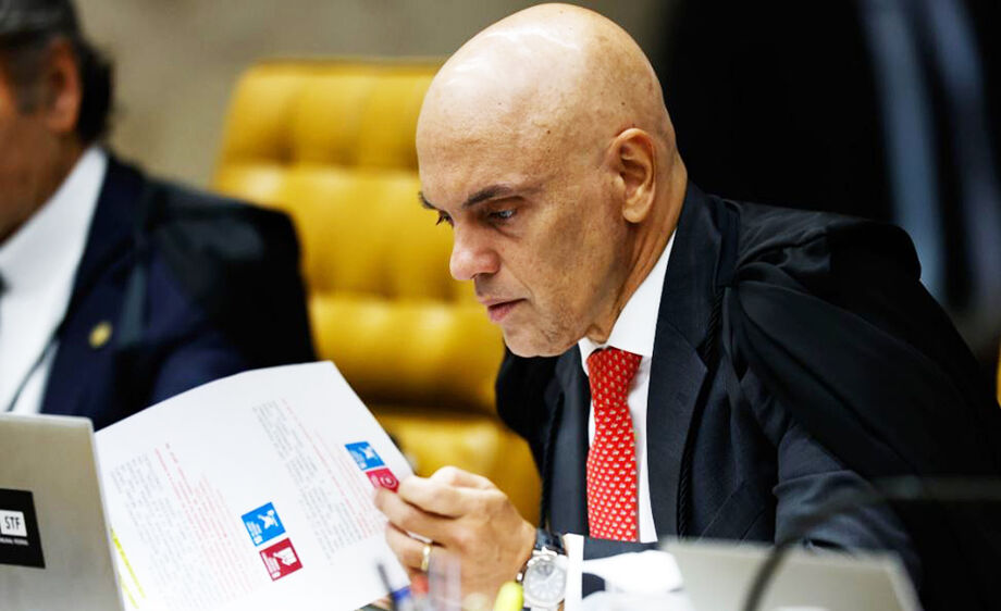 O ministro do Supremo Tribunal Federal (STF), Alexandre de Moraes, relator do caso no STF.