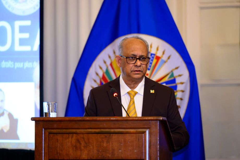Albert Ramdin, ministro das Relações Exteriores do Suriname