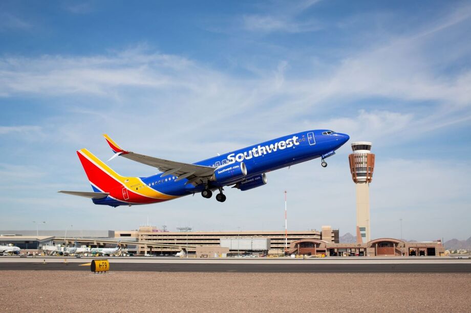 Passageira se despiu em um voo da Southwest Airlines que ia de Houston para Phoenix