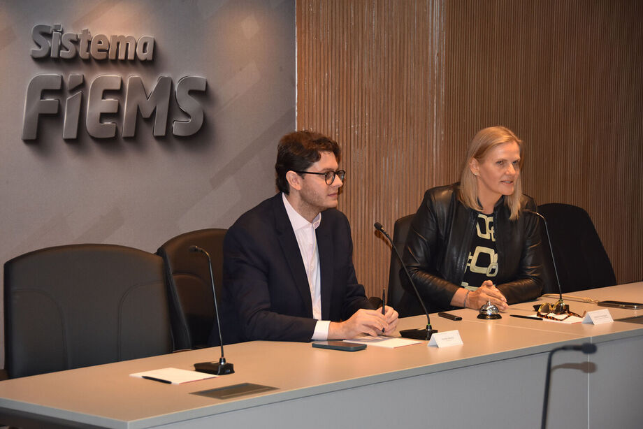 Gabriela Baumgart fala sobre sucessão e governança a jovens empresários no Fiems Jovem.