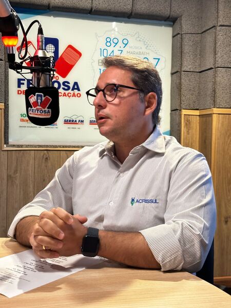 Guilherme Bumlai, presidente da Acrissul, destaca a importância do Fórum Agro na Expogrande 2025 como espaço para fortalecer o agronegócio e impulsionar novos negócios.