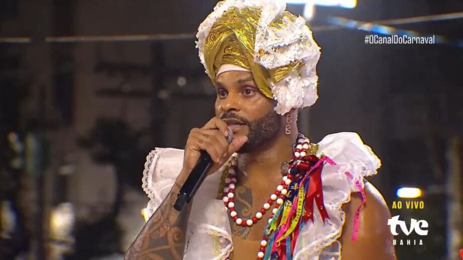 Tony Salles pede desculpas a Daniela Mercury após confusão no carnaval de Salvador.
