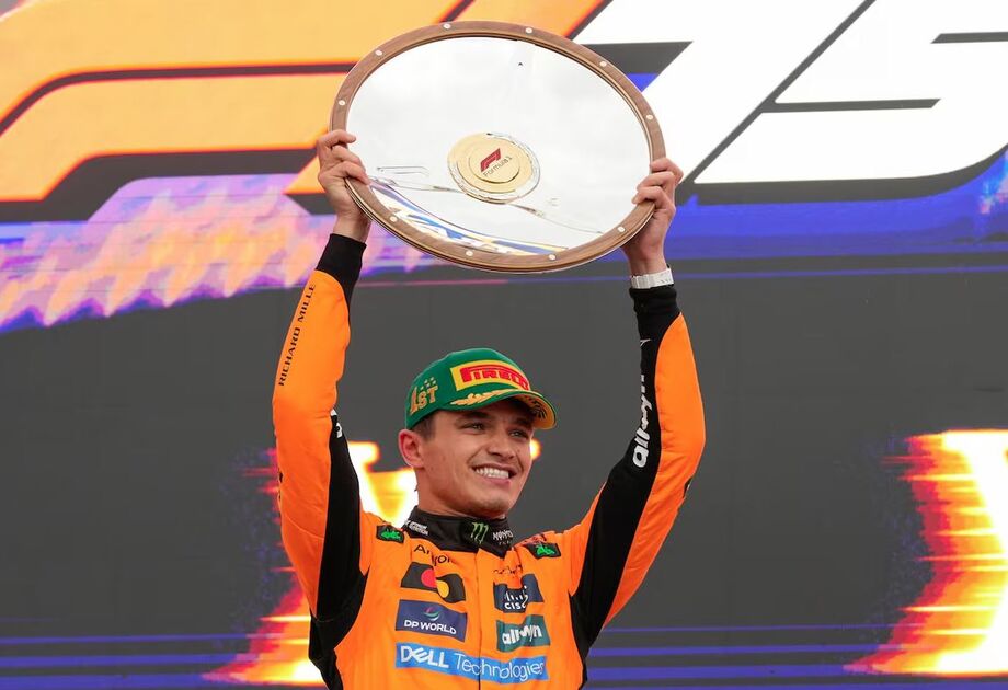 O piloto da McLaren, Lando Norris