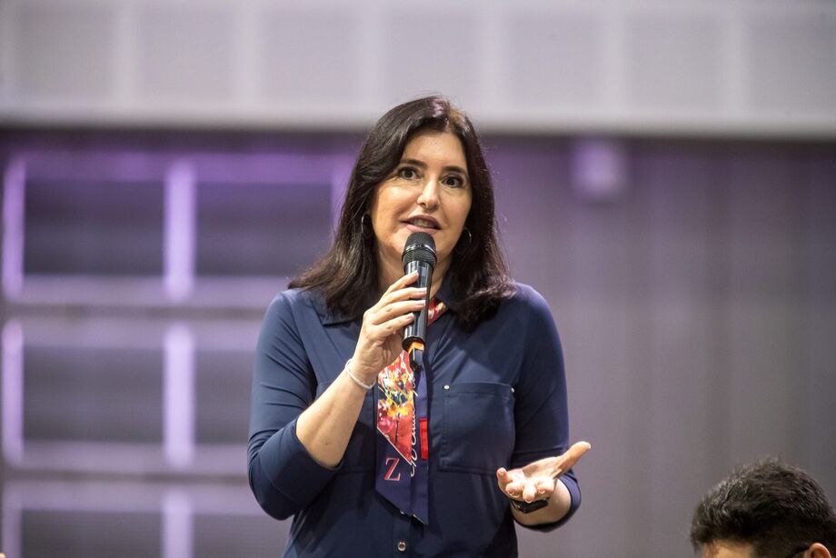 Simone Tebet fala sobre medidas contra as tarifas dos EUA