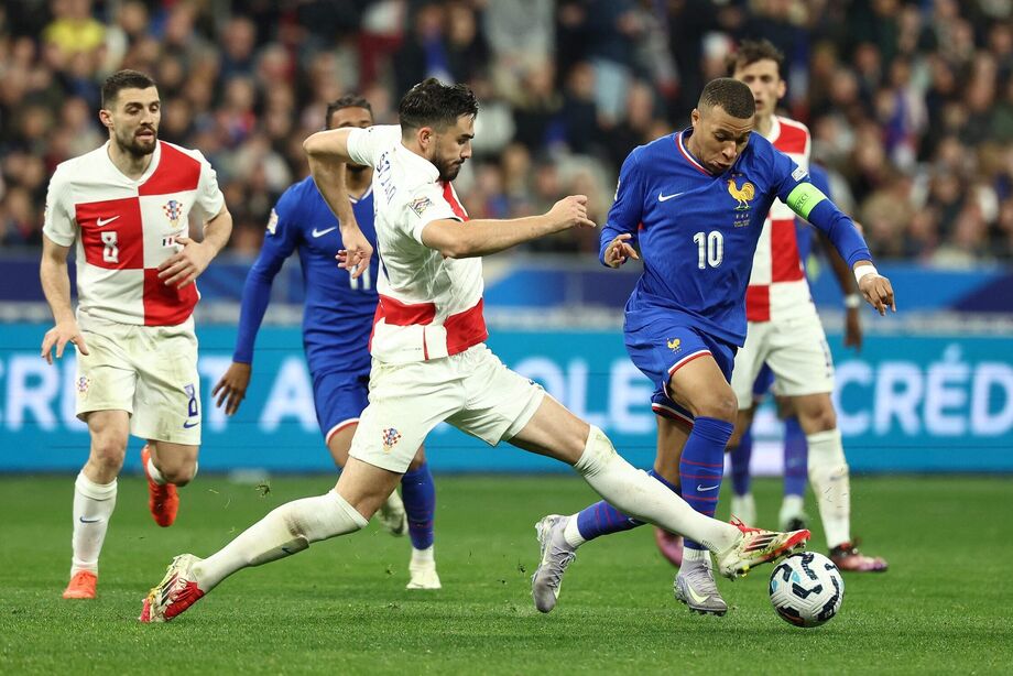 Finalistas de 2018, Croácia e França jogaram neste domingo para definir os grupos para as Eliminatórias Europeias.
