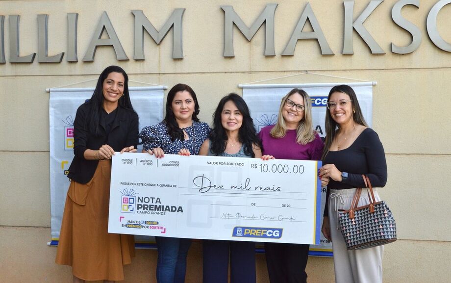 Prefeitura entrega R$ 115 mil da Nota Premiada em Campo Grande. Ganhadores receberam prêmios de até R$ 20 mil por pedir nota fiscal.