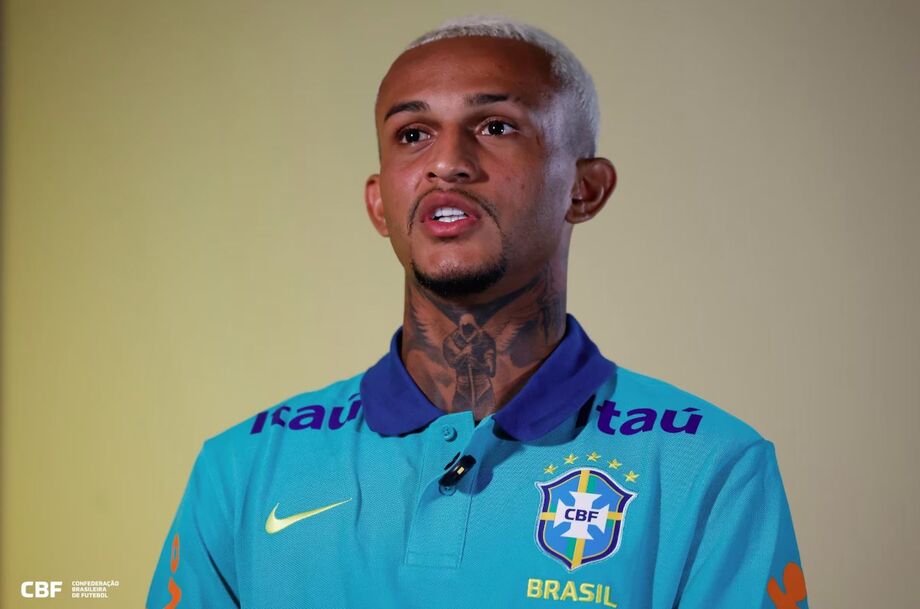 Wesley, lateral do Flamengo e da seleção brasileira.