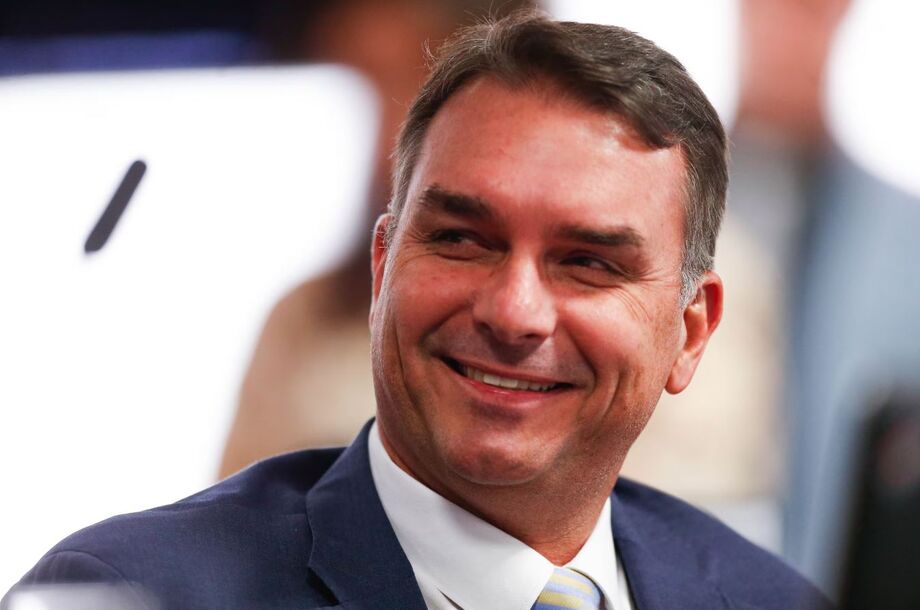 O senador Flávio Bolsonaro (PL-RJ)