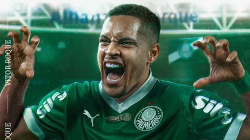 Vitor Roque, novo reforço do Palmeiras