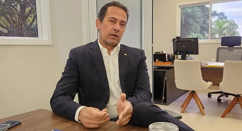 O presidente da Amamsul, Mário José Esbalqueiro Júnior