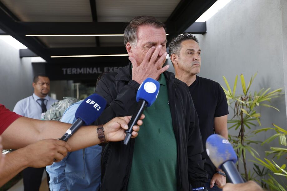 O ex-presidente Jair Bolsonaro (PL), denunciado por tentativa de golpe de Estado.
