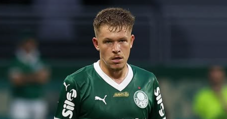 O  zagueiro do Palmeiras, Bruno Fuchs