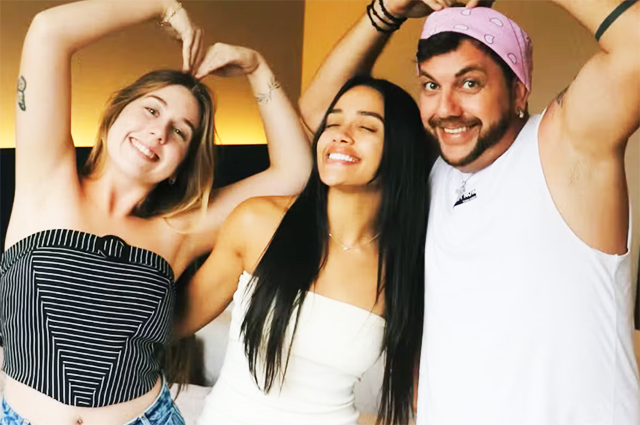 Reencontro de Raissa, Eva e Edi