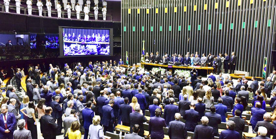 Abertura do ano legislativo no Congresso Nacional