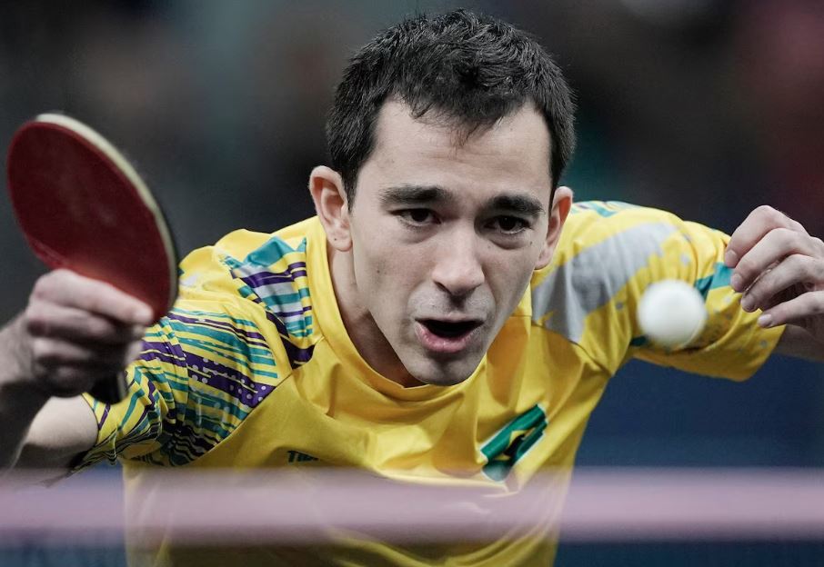 Hugo Calderano é finalista da Copa do Mundo de tênis de mesa