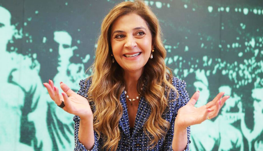 Leila Pereira, presidente do Palmeiras, viu o clube ter lucro milionário nos dois primeiros meses do ano.