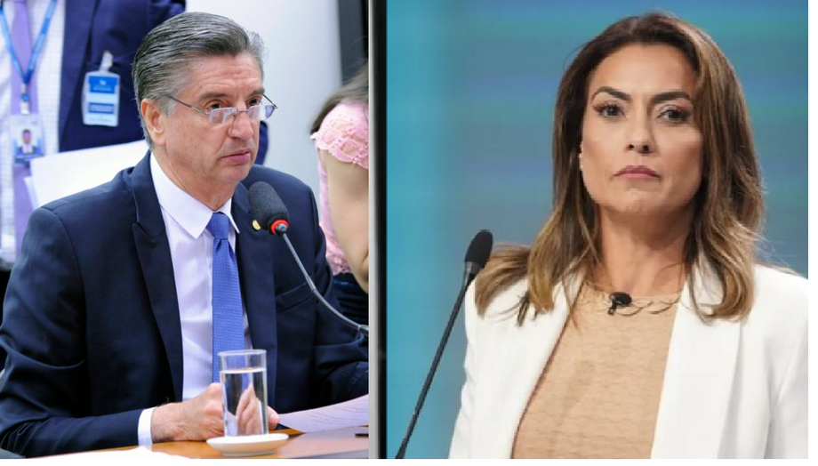 Deputado federal Dagoberto Nogueira (PSDB-MS) e senadora Soraya Thronicke (Podemos-MS), que integram a comitiva brasileira liderada pelo presidente Lula para o funeral do Papa Francisco, no Vaticano.