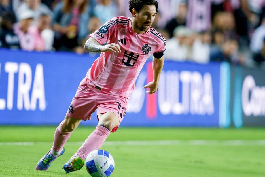 Lionel Messi em jogo do Inter Miami.