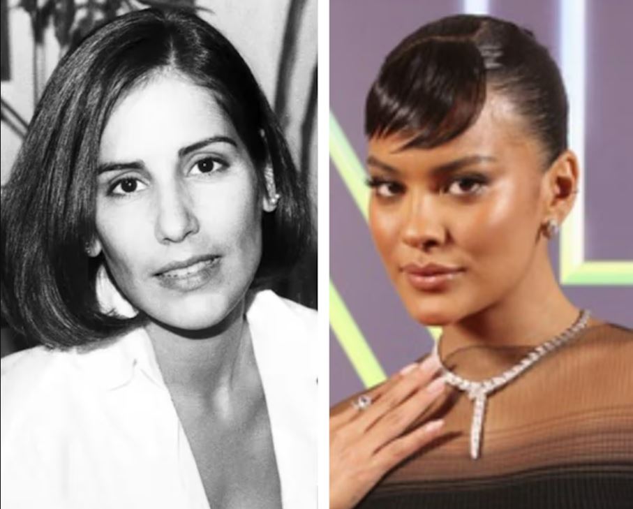 Gloria Pires e Bella Campos como Maria de Fátima.