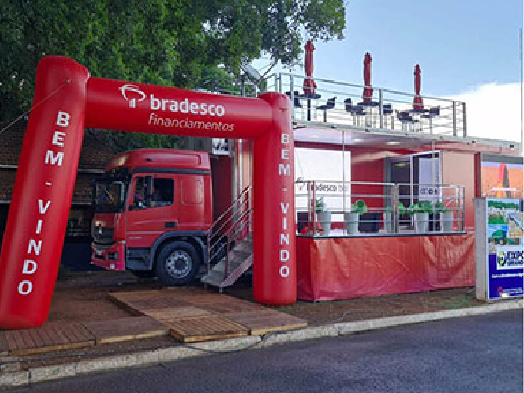 Na Expogrande, Bradesco se aproxima do produtor rural e mostra que banco também entende de agro e quer estar presente no dia a dia da comunidade