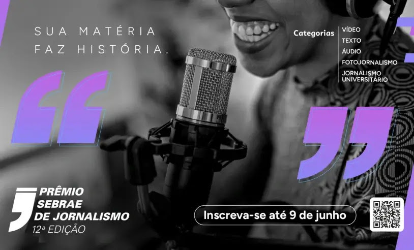 Prêmio valoriza coberturas sobre empreendedorismo e abre espaço para produções universitárias.